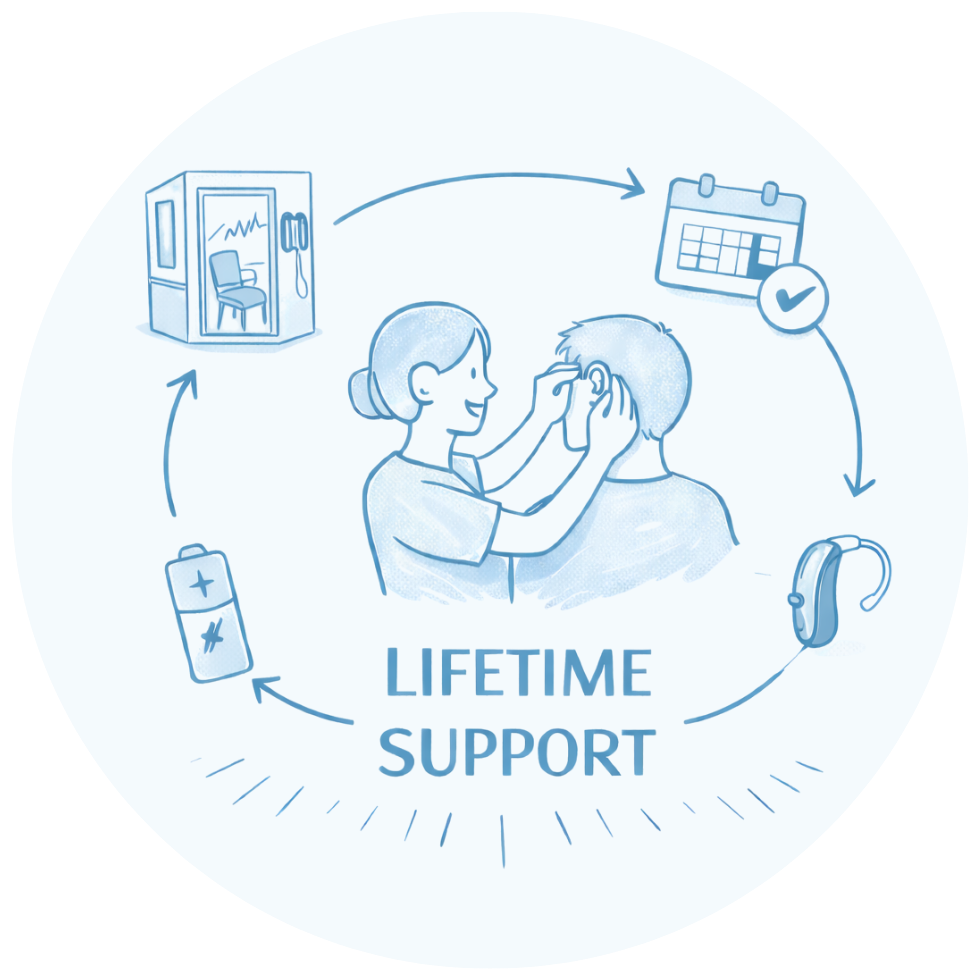 sidney hearing aids lifetime support
