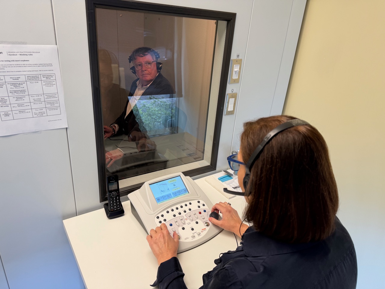 sidney hearing test with catherine